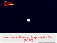 Tablet Screenshot of diamonddogz.org.uk